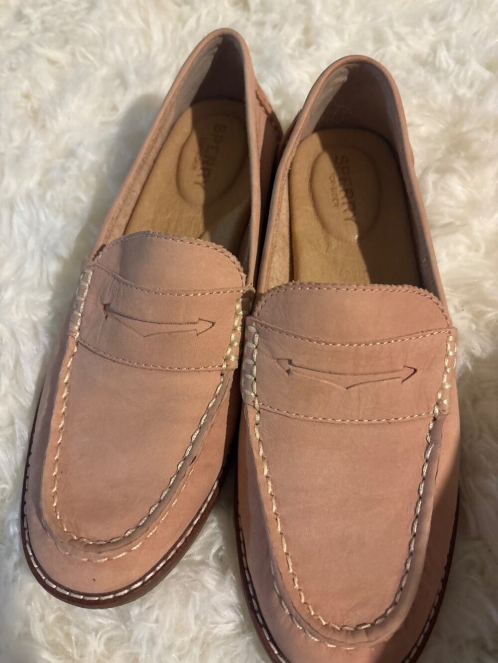 Sperry Top-Sider Women's Size 7M Brown Leather Penny Loafers Slip-On Shoes - Picture 5 of 14